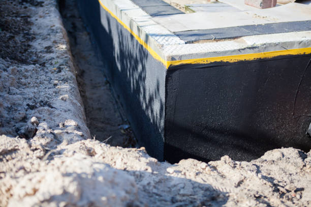Professional Exterior Waterproofing technician working in Burrton, KS